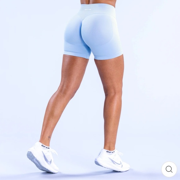 Women's Light Blue Dfyne Impact Shorts - Picture 2 of 5